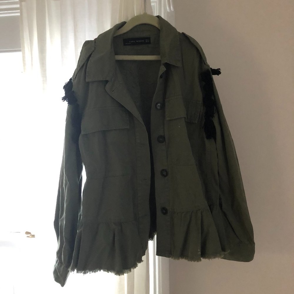 Zara Jacket With Back Detailing